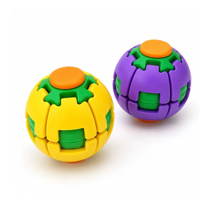 Spinball Kutulu Stres Topu - Bas, Dönsün, Rahatla | Sürpriz Renk