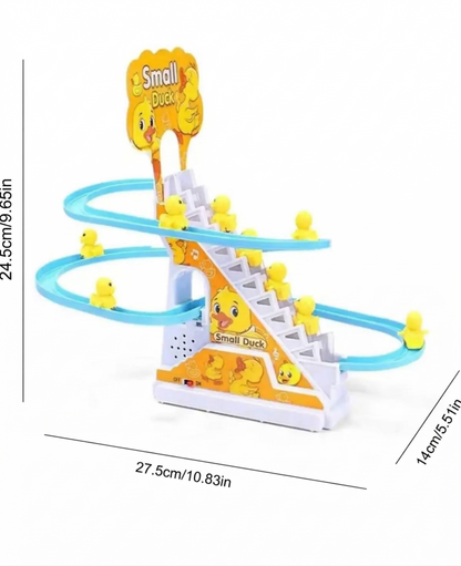 Small Duck Müzikli ve Işıklı Tırmanan Ördekler Merdiven Yarış Seti🦆✨