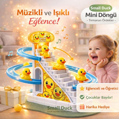 Small Duck Müzikli ve Işıklı Tırmanan Ördekler Merdiven Yarış Seti🦆✨