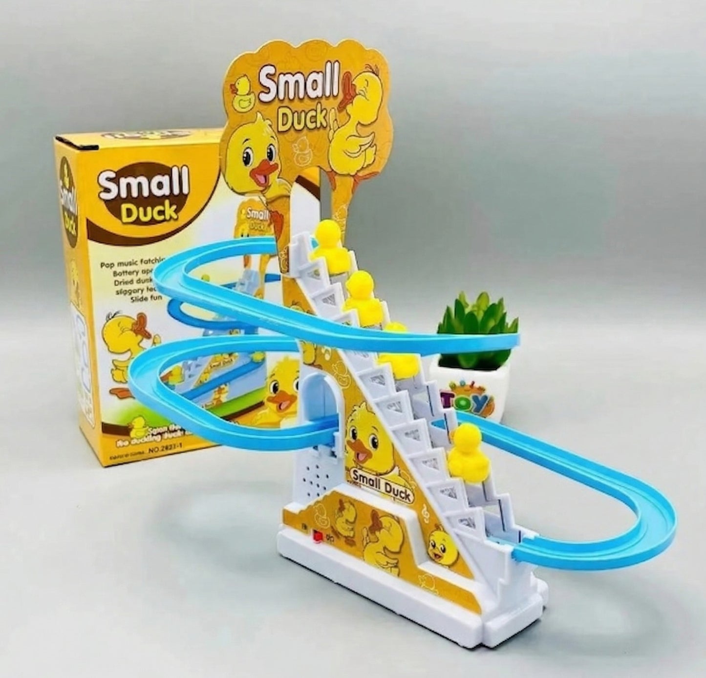 Small Duck Müzikli ve Işıklı Tırmanan Ördekler Merdiven Yarış Seti🦆✨