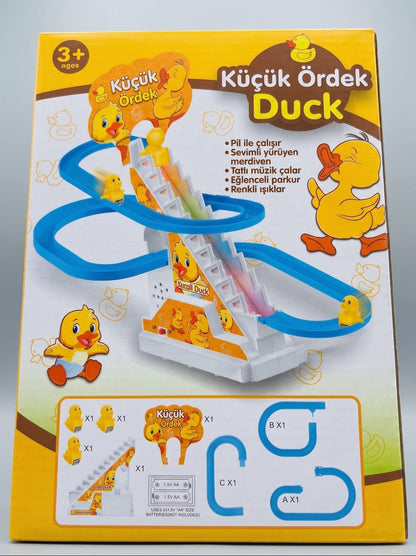 Small Duck Müzikli ve Işıklı Tırmanan Ördekler Merdiven Yarış Seti🦆✨